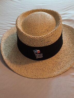 Men's Straw Sun Hat with Black Band